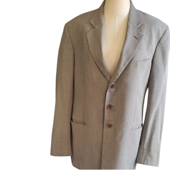 Giorgio Armani Textured Gray Blazer